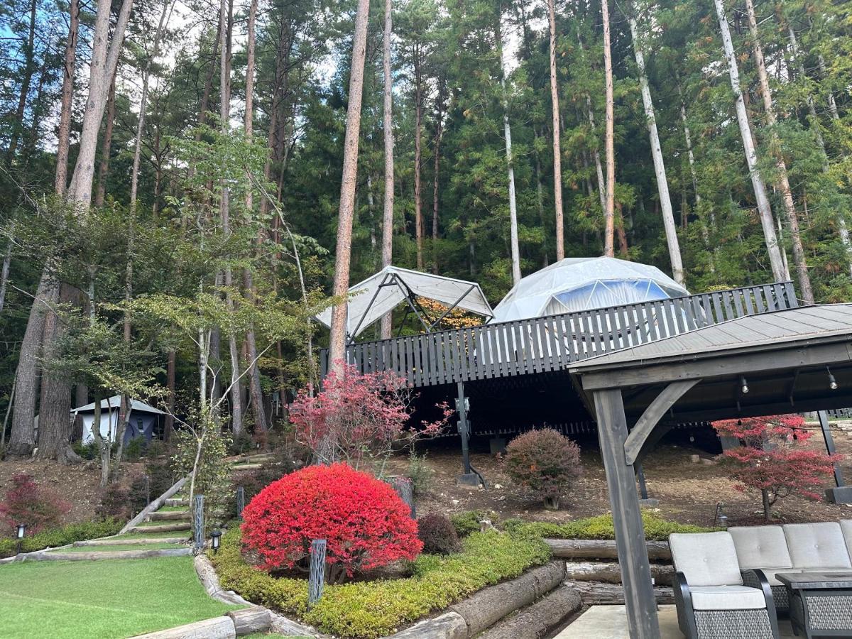 Tocoro. Mt.Fuji Camp&Glamping Hotell Fujikawaguchiko Exteriör bild