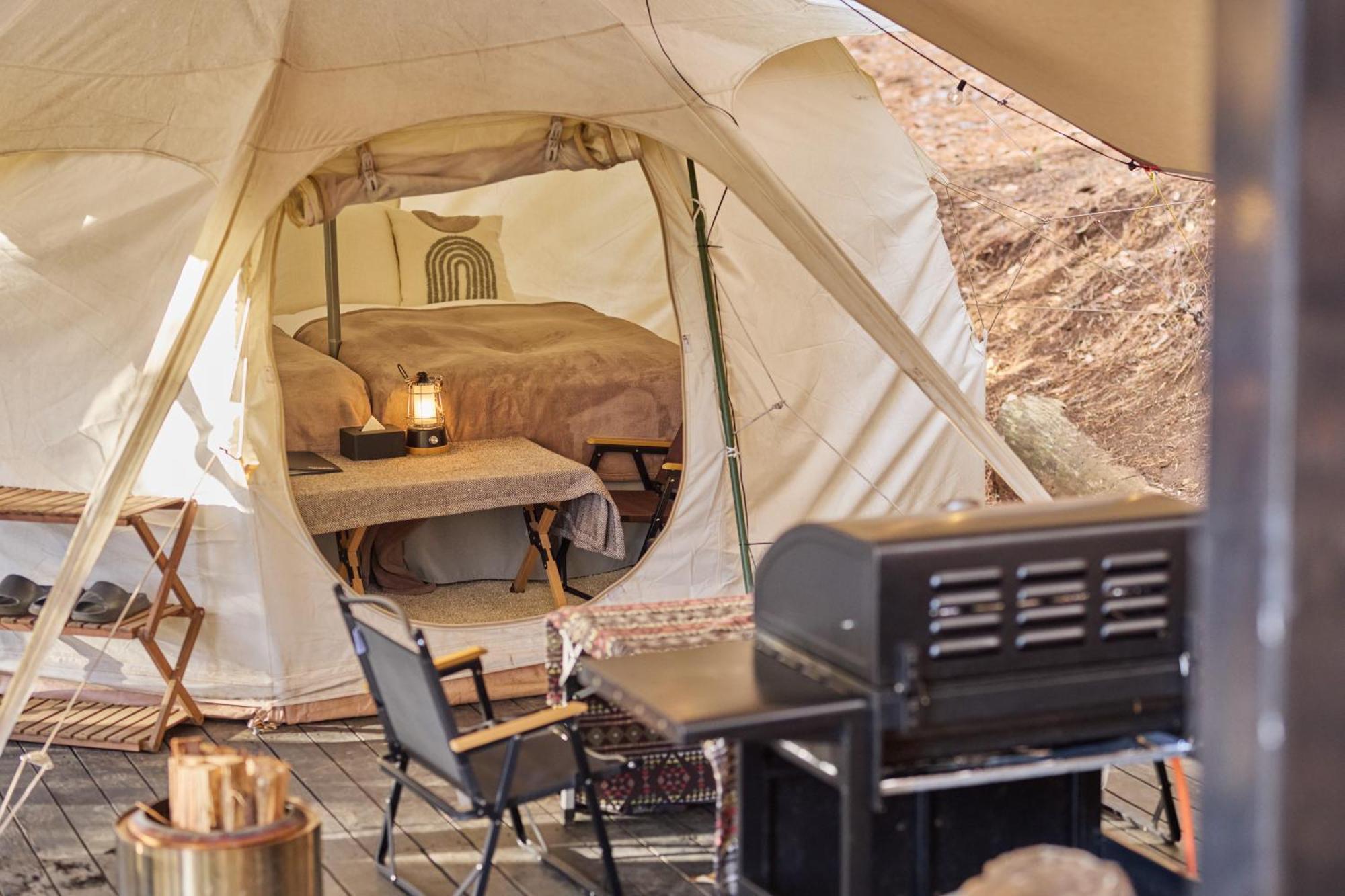 Tocoro. Mt.Fuji Camp&Glamping Hotell Fujikawaguchiko Exteriör bild
