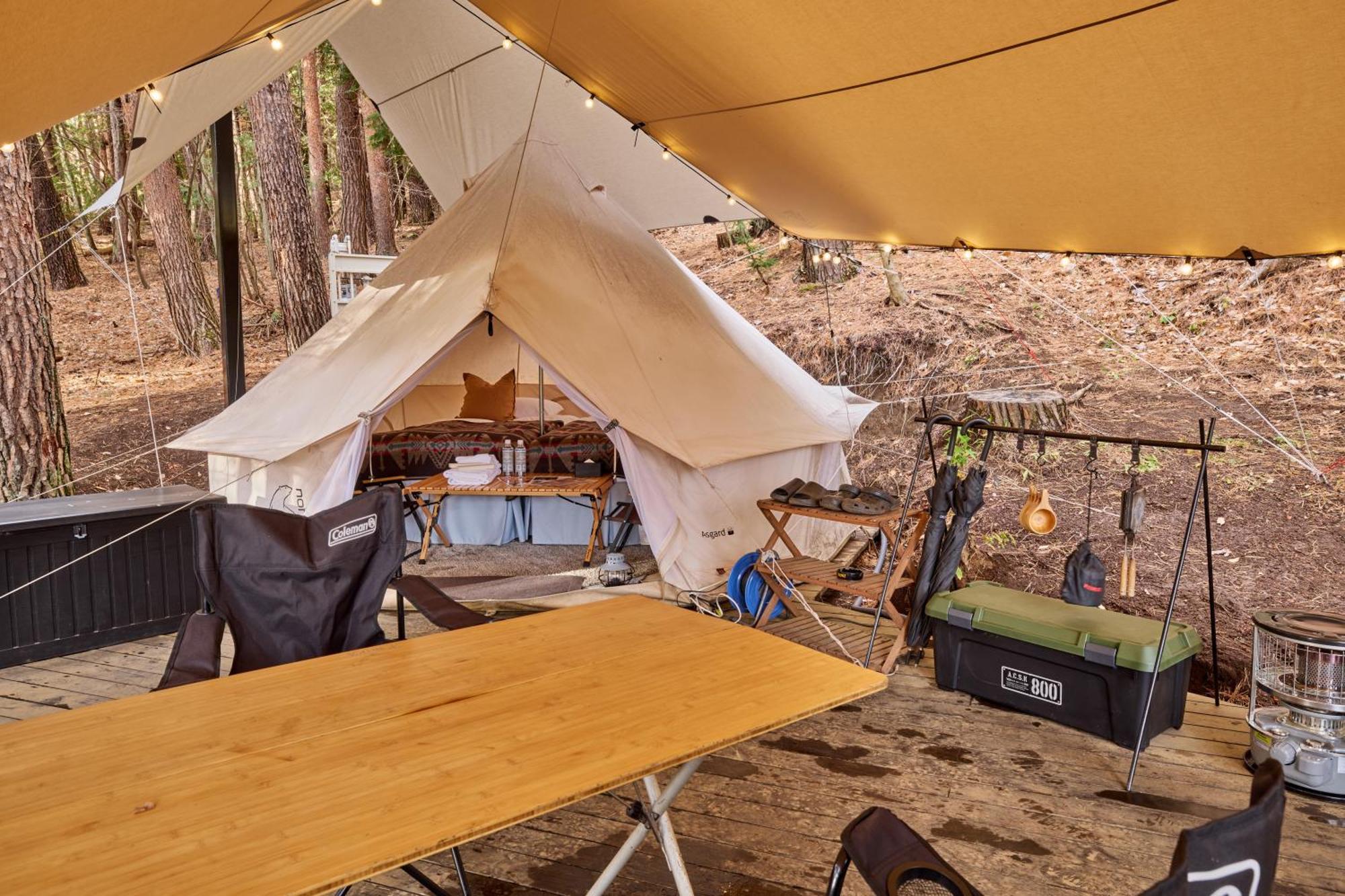 Tocoro. Mt.Fuji Camp&Glamping Hotell Fujikawaguchiko Exteriör bild