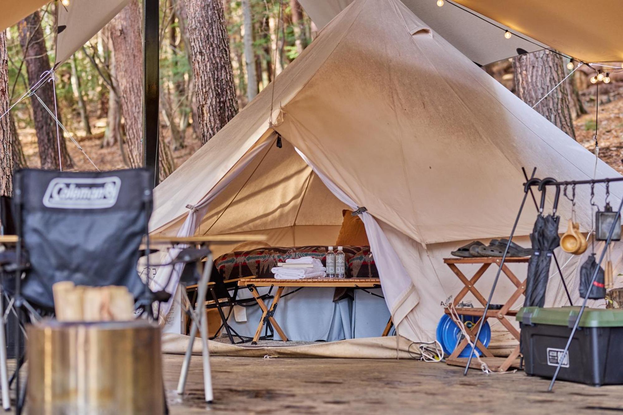 Tocoro. Mt.Fuji Camp&Glamping Hotell Fujikawaguchiko Exteriör bild