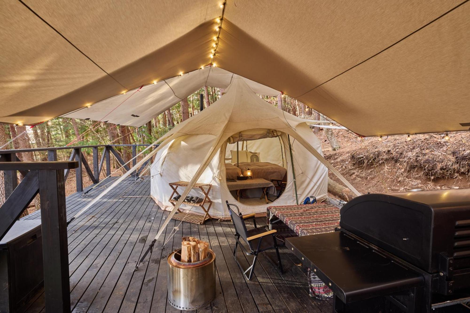 Tocoro. Mt.Fuji Camp&Glamping Hotell Fujikawaguchiko Exteriör bild