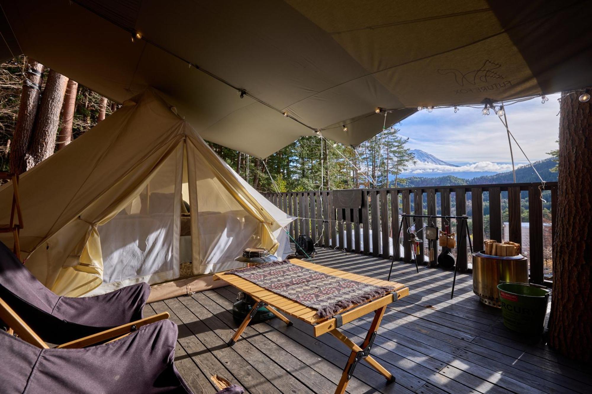 Tocoro. Mt.Fuji Camp&Glamping Hotell Fujikawaguchiko Exteriör bild